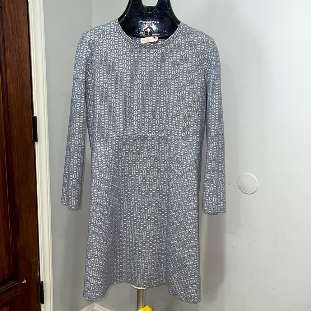 Blue and white Tory Burch dress